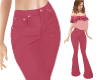 TF* Pink Bell Bottoms