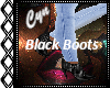 Black Boots Low Heel