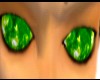 green alian eyes