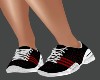 !R! Black/Red Sneakers
