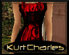 [KC]BLK/RED 6-9M GOWN