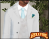 M/ White Wedding Suit
