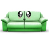 {Arp} Green Kawaii Sofa