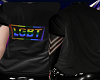 Stem shirt black LGBT