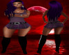 Purple plaid Skirt RL