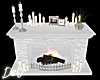!D White Fireplace