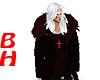 [BH]Black Red Long Coat