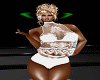 frilly white