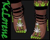 Weed Feet Green