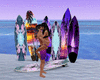 Paradise Surf Board Kiss