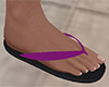 Purple Flip Flops (M)