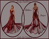 GothicRedWedding Dress