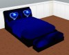 Blue Heart Chunky Bed