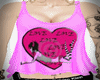 [LA] Emo Love Pink Top