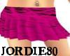Pink/Black Shreded Skirt