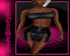 Leather Skirt Black