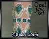 (OD) Opal jew. set