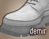 [D] Grey suede boots
