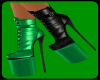 Black Green BootS