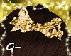 G- Hair Bow, Gold