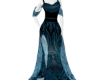 robe noir voile n/bleu