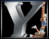 Letter Y Steel With Pose
