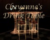 Cheyenne's Drink Table