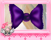 <3*P Purple hair  bow v2