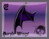 Demon wings purple