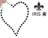 heart earrings|IRIS