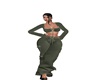 green sexy outfite