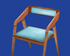 " Katakana Blue Chair "