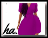 ha. Avaline Dress Purple