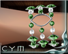 Cym Emerald Bracelets