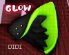 !!D Glow Ears Green