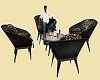 BlackEbonyTable w/Chairs