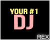 Your #1 DJ Head Sign - M