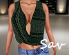 Green Knit Top