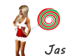!J Christmas lollipop