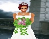 Dk Pink Bride's Bouquet