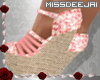 *MD*Floreal Wedges|Coral