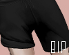 Black Lifted Shorts
