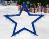 Blue Christmas Star
