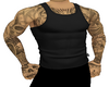 *D* Blk Tank W/Tats *M*