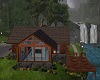 Lakeside Waterfall Cabin
