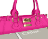 fuscia lock bag