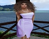 Cleo PurpleLayered Dress