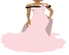 baby pink wedding dress