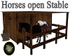Horses open Stable
