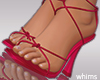 Henna Sandals Red